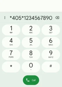 Call Forward code  when you're busy on another call