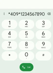 Call Forward code calls when your phone is unreachable